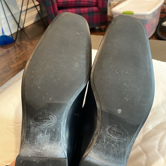 Men's Prada loafers sz 8 preowned - Picture 6 of 10